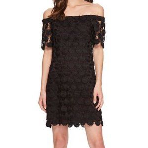 Trina Turk Black Off-Shoulder Dress